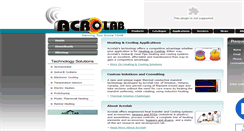 Desktop Screenshot of acrolab.com