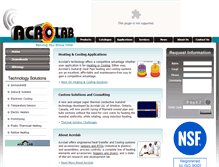 Tablet Screenshot of acrolab.com